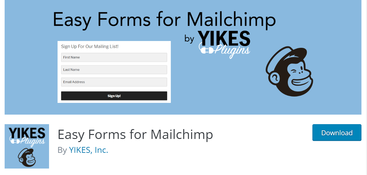 5 лучших плагинов WordPress MailChimp, которые стоит рассмотреть в 2022 году 3 Easy Forms for MailChimp