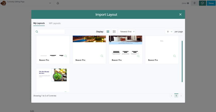 Korzystanie z układów WP z Beaver Builder