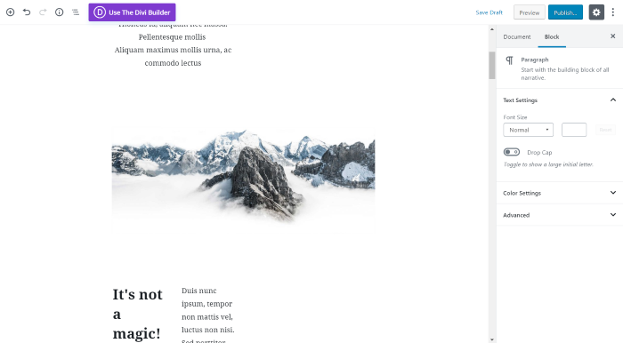 Korzystanie z układów WP z Gutenberg