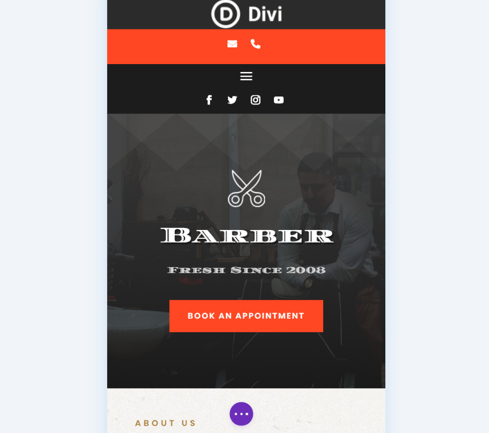 استخدام Theme Builder مع أيقونات Divi Icon Party