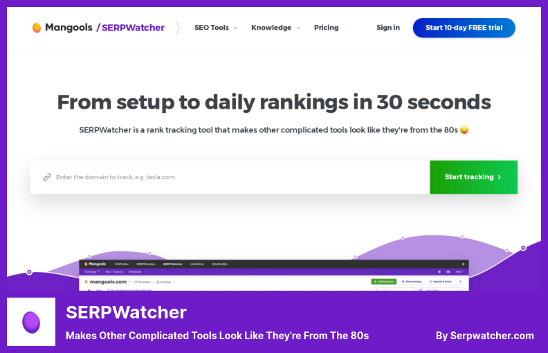 SERPWatcher Plugin - Lässt andere komplizierte Tools aussehen, als kämen sie aus den 80ern