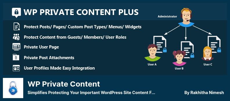 WP Private Content Plugin – Vereinfacht den Schutz Ihrer wichtigen WordPress-Site-Inhalte vor ausgewählten Benutzern