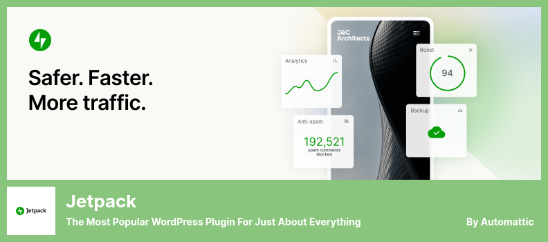 Jetpack 플러그인 - 거의 모든 것을 위한 가장 인기 있는 WordPress 플러그인