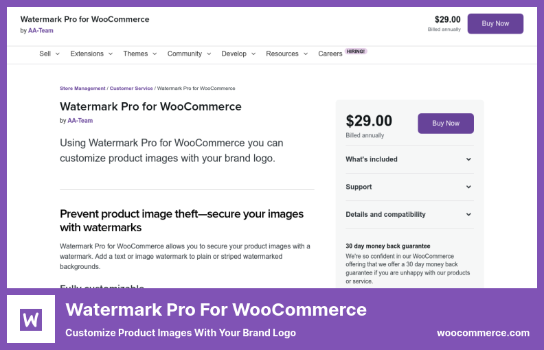 Watermark Pro for WooCommerce Plugin - Passen Sie Produktbilder mit Ihrem Markenlogo an