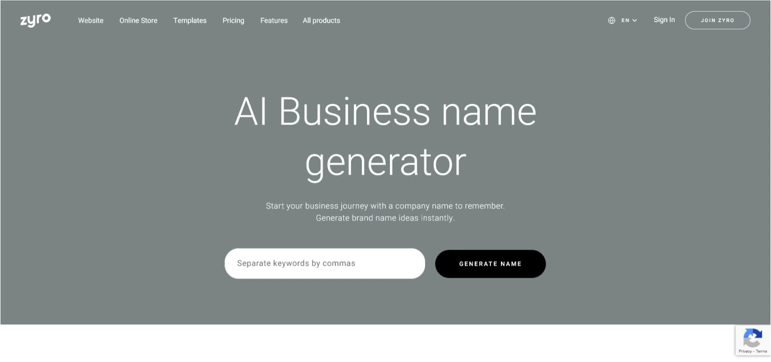 Zyro-Business-Generator