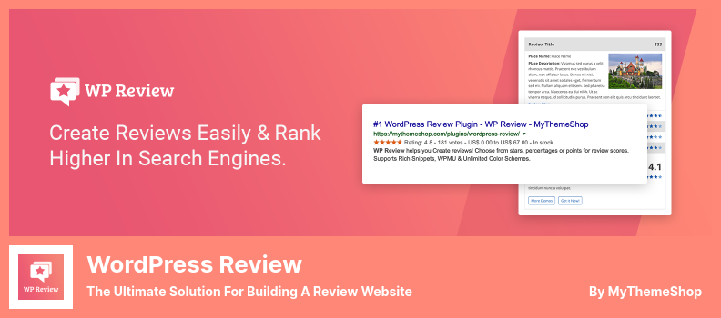 WordPress 리뷰 플러그인 - 리뷰 웹사이트 구축을 위한 궁극적인 솔루션