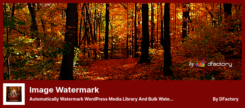 이미지 워터마크 플러그인 - WordPress 미디어 라이브러리 및 이전에 업로드한 대량 워터마크 자동 워터마크