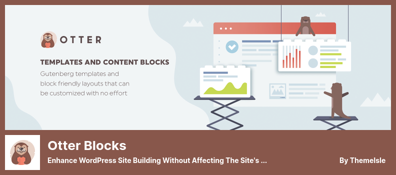 Otter Blocks Plugin - 사이트 성능에 영향을 주지 않으면서 WordPress 사이트 구축을 향상시킵니다.