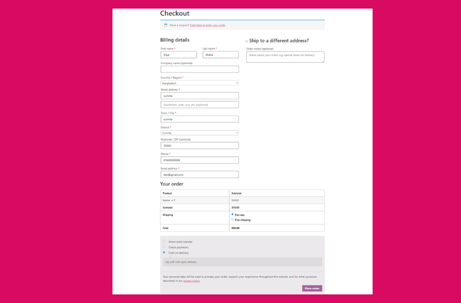 Ce este pagina de plată WooCommerce