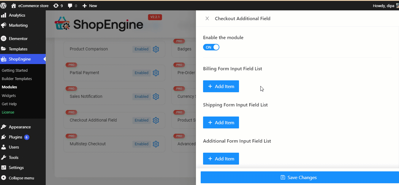creați un câmp personalizat suplimentar în pagina de plată WooCommerce