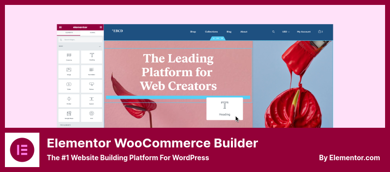 Elementor WooCommerce Builderプラグイン-WordPress用の#1ウェブサイト構築プラットフォーム