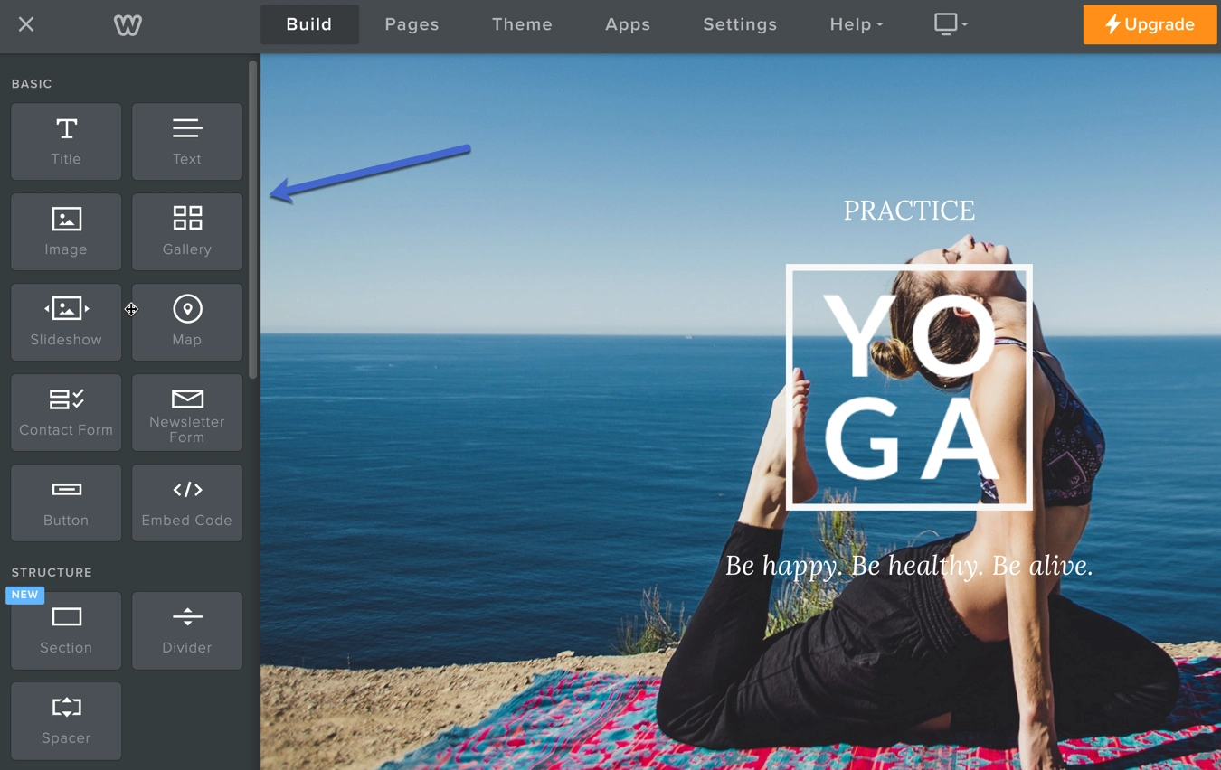 Weebly Builder mit Modulen - Wix vs Weebly