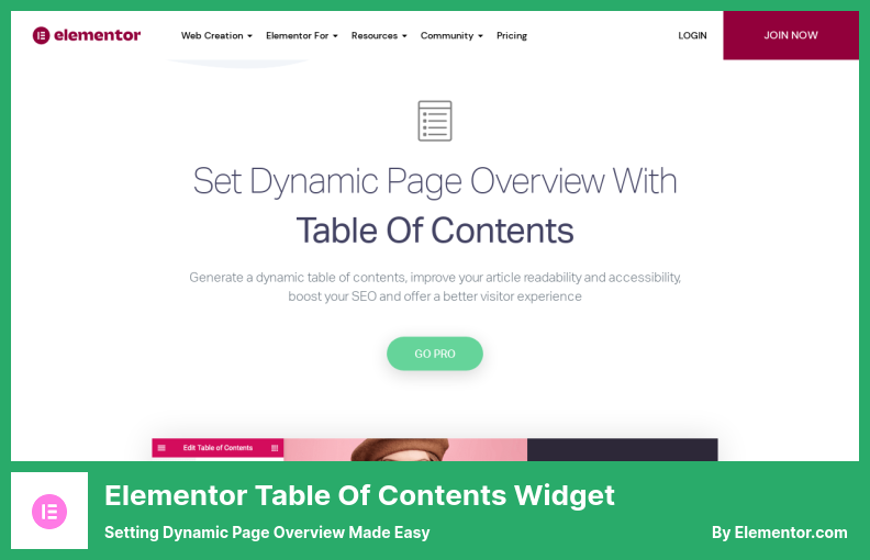 Plugin Widget Daftar Isi Elementor - Mengatur Ikhtisar Halaman Dinamis Menjadi Mudah