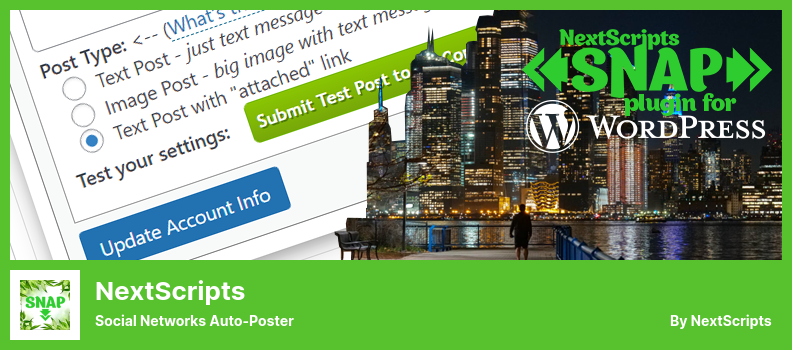 Plugin NextScripts - Auto-Poster de Redes Sociais