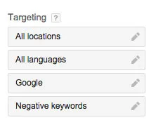 AdWords-Targeting