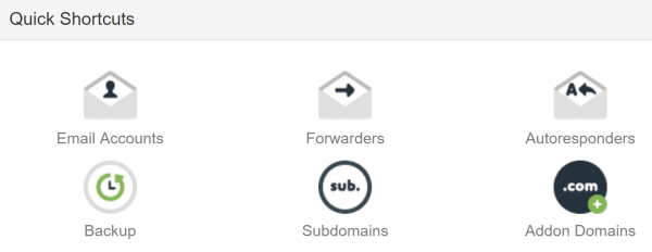 Możliwość dodania subdomeny przez cPanel.