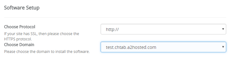 Erstellen einer Subdomain.
