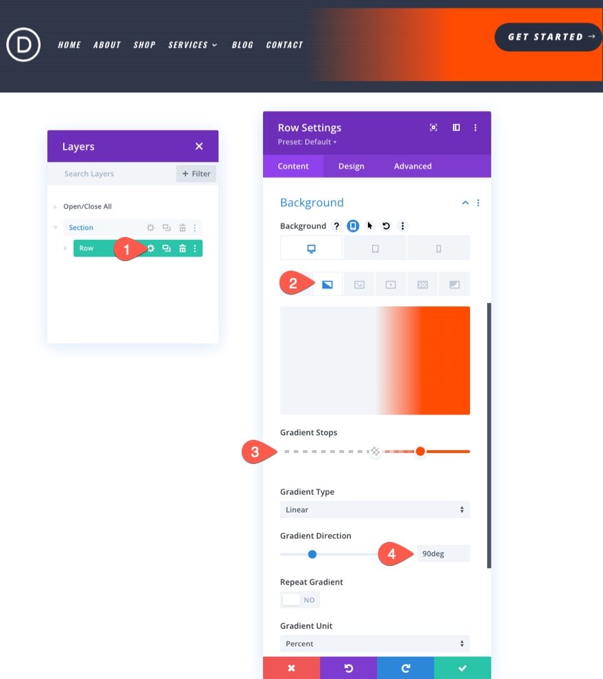 将背景蒙版和图案添加到 divi 标题