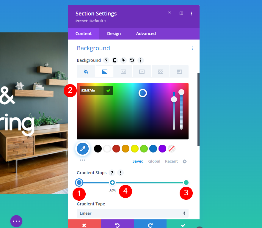 Comment créer plusieurs dégradés avec Divi Gradient Builder
