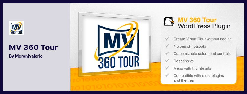 MV 360 Tour Plugin - 通过 WordPress 无需编程即可创建惊人的虚拟旅游