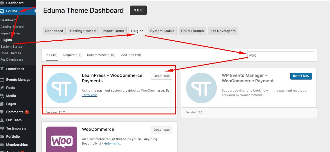 learnpresswoocommerce支払い