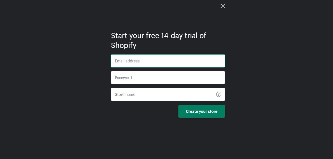 Shopify 버튼으로 온라인 상점 만들기