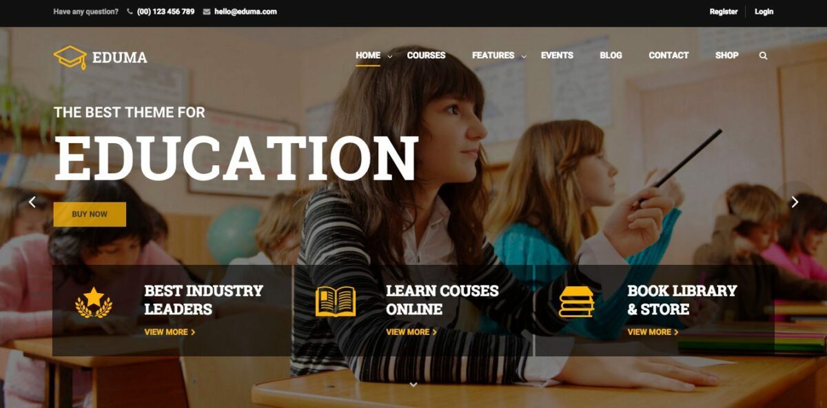 eduma pendidikan tema wordpress learnpress