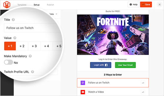 Plugin WordPress Kontes Twitch
