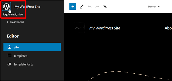 フルサイトエディタオプション。