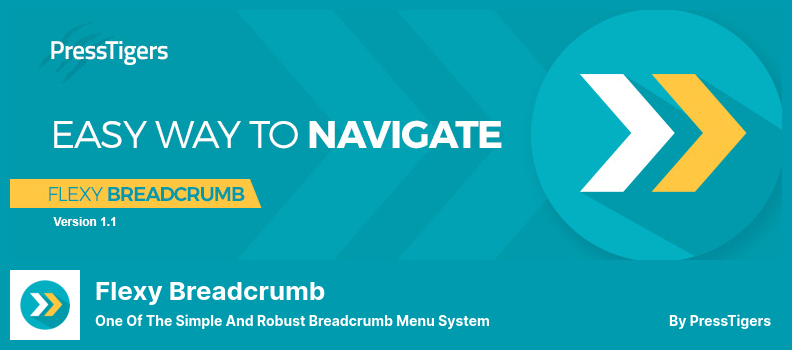 Flexy Breadcrumb Plugin - 简单而强大的面包屑菜单系统之一