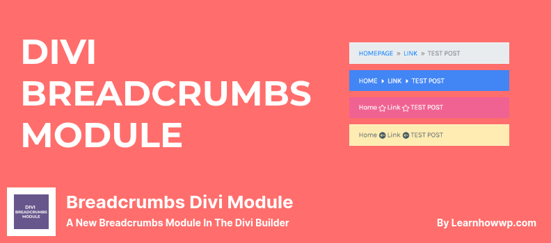 面包屑 Divi 模块插件 - Divi Builder 中的新面包屑模块