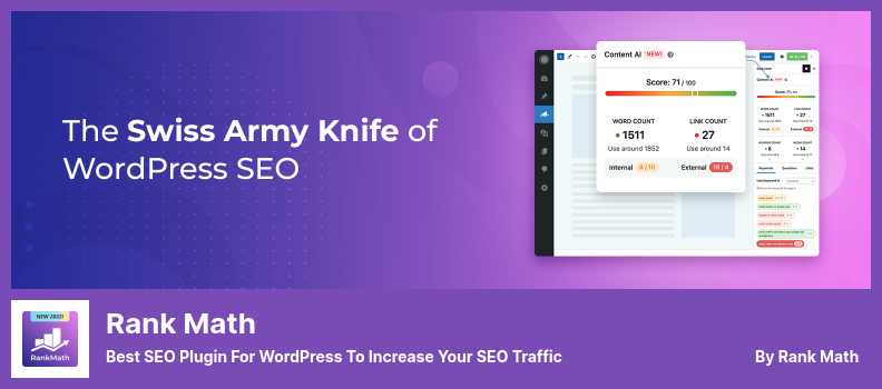 Rank Math 插件 - WordPress 的最佳 SEO 插件以增加您的 SEO 流量