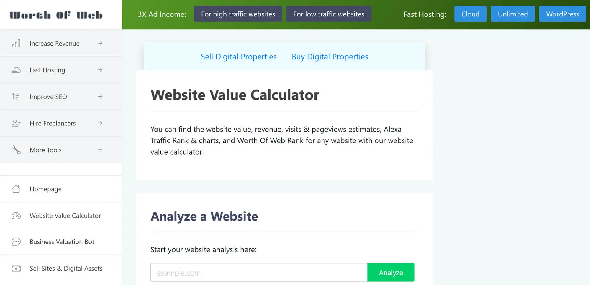 Cât valorează site-ul meu: Calculatorul de evaluare a site-ului web