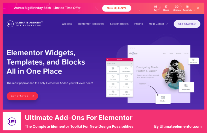 Ultimative Add-Ons für das Elementor-Plugin - Das komplette Elementor-Toolkit für neue Designmöglichkeiten