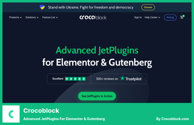 Crocoblock-Plugin - Erweiterte JetPlugins für Elementor & Gutenberg