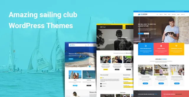 Thèmes WordPress pour clubs de voile