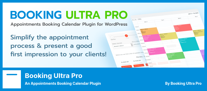 Booking Ultra Pro 插件 - 一個約會預訂日曆插件