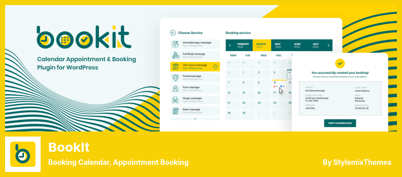 BookIt Plugin - 預約日曆,預約預約