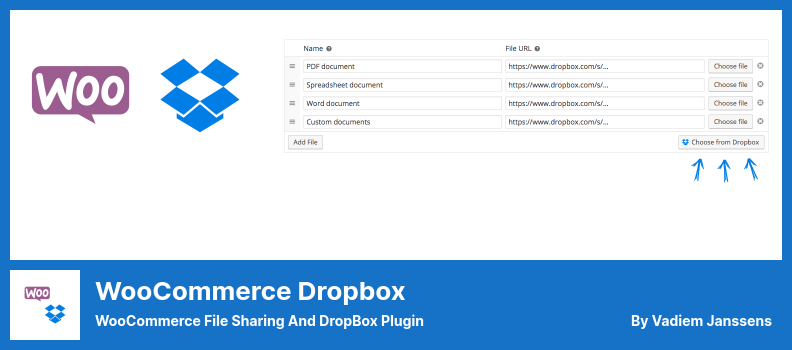 WooCommerce Dropbox Eklentisi - WooCommerce Dosya Paylaşımı ve DropBox Eklentisi