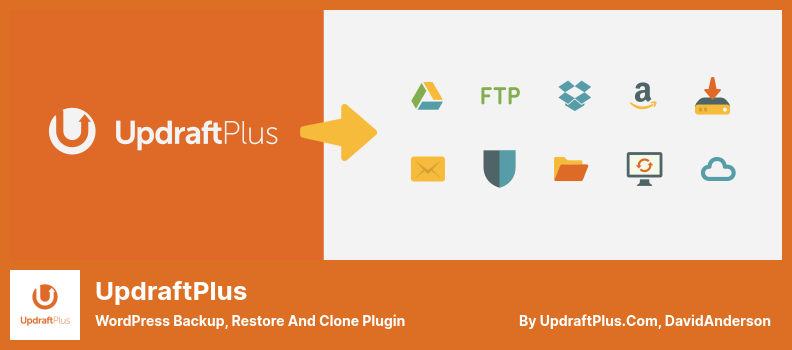 UpdraftPlus Eklentisi - WordPress Yedekleme, Geri Yükleme ve Klonlama Eklentisi