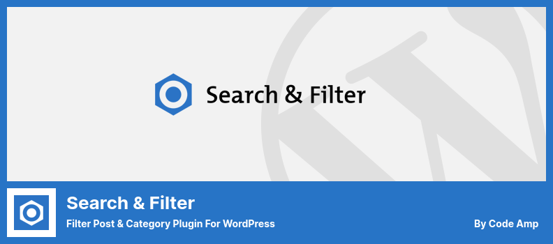 Search & Filter Plugin - Filter Post & Category Plugin für WordPress