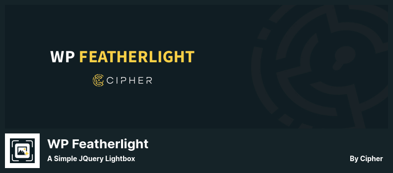 Plugin WP Featherlight - Um Lightbox jQuery Simples