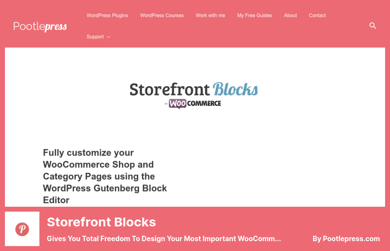 Storefront Blocks 插件 - 让您完全自由地设计最重要的 WooCommerce 页面