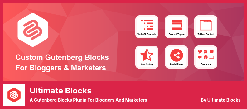 Ultimate Blocks Plugin - 适用于博客和营销人员的 Gutenberg Blocks 插件