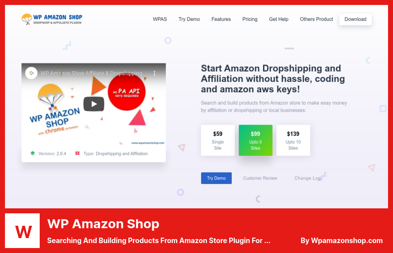 WP Amazon Shop Plugin - Suchen und Erstellen von Produkten aus dem Amazon Store Plugin für WordPress
