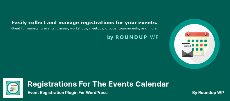 Iscrizioni per il plugin del calendario degli eventi - Plugin per la registrazione degli eventi per WordPress