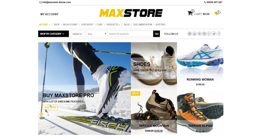 موضوع Maxstore WordPress