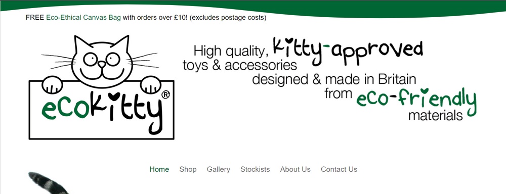 Ejemplo de tienda EcoKitty WooCommerce