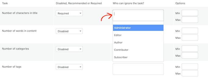 การสร้างรายการ 'ละเว้น' สำหรับรายการตรวจสอบ WordPress ของคุณ Creating an 'ignore' list for your WordPress checklist