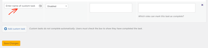 การเพิ่มชื่อให้กับงานรายการตรวจสอบที่กำหนดเองของคุณ Adding a title to your custom checklist task